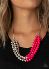 Load image into Gallery viewer, Paparazzi Layer After Layer - Pink Necklace
