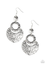 Load image into Gallery viewer, Paparazzi VINTAGE VAULT "Shimmer Suite" Silver Earrings Paparazzi Jewelry
