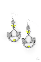 Load image into Gallery viewer, Paparazzi "Modern Day Mecca" Yellow Earrings Paparazzi Jewelry
