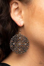 Load image into Gallery viewer, Paparazzi Oh MANDALA! - Copper Earrings
