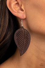 Load image into Gallery viewer, Paparazzi Tropical Foliage - Brown Earrings

