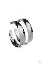 Load image into Gallery viewer, Paparazzi "Fearlessly Flared" Black Earrings Paparazzi Jewelry
