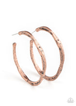 Load image into Gallery viewer, Paparazzi VINTAGE VAULT "Asymmetrical Attitude" Copper Earrings Paparazzi Jewelry
