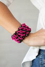Load image into Gallery viewer, Paparazzi Cozy in Cozumel - Pink Bracelet
