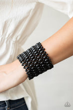 Load image into Gallery viewer, Paparazzi "Way Down In Kokomo" Black Bracelet Paparazzi Jewelry
