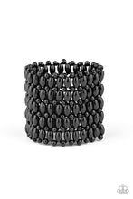 Load image into Gallery viewer, Paparazzi "Way Down In Kokomo" Black Bracelet Paparazzi Jewelry
