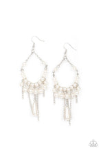 Load image into Gallery viewer, Paparazzi "Party Planner Posh" White Earrings Paparazzi Jewelry
