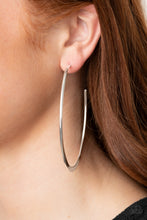 Load image into Gallery viewer, Paparazzi Flatlined - Silver Earrings
