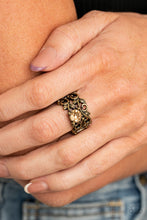 Load image into Gallery viewer, Paparazzi Ebb and GLOW - Brass Ring
