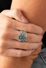 Load image into Gallery viewer, Paparazzi Clear as DAISY - Blue Ring
