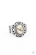 Load image into Gallery viewer, Paparazzi "Straight to the Pop" White Ring Paparazzi Jewelry
