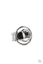 Load image into Gallery viewer, Paparazzi "Edgy Eclipse" Black Ring Paparazzi Jewelry
