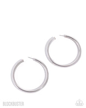 Load image into Gallery viewer, Paparazzi Curve Ball - Silver Earrings
