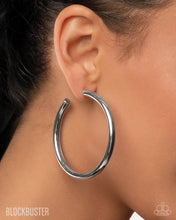 Load image into Gallery viewer, Paparazzi Curve Ball - Silver Earrings
