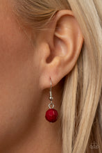 Load image into Gallery viewer, Paparazzi "Lady Of The POWERHOUSE" Red Necklace &amp; Earring Set Paparazzi Jewelry
