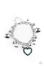 Load image into Gallery viewer, Paparazzi "Beautifully Big-Hearted" Green Bracelet Paparazzi Jewelry
