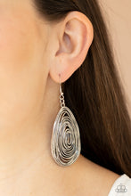 Load image into Gallery viewer, Paparazzi "Rural Ripples" Silver Earrings Paparazzi Jewelry
