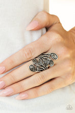 Load image into Gallery viewer, Paparazzi "Frill In The Blank" Silver Ring Paparazzi Jewelry
