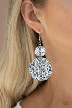 Load image into Gallery viewer, Paparazzi "Metro Metalhead" Silver Earrings Paparazzi Jewelry
