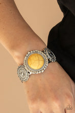 Load image into Gallery viewer, Paparazzi Mojave Motif - Yellow Bracelet
