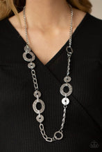 Load image into Gallery viewer, Paparazzi Mechanically Metro - Silver Necklace

