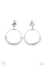 Load image into Gallery viewer, Paparazzi "Rustic Horizons" Silver Clip On Earrings Paparazzi Jewelry
