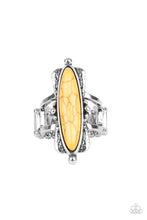 Load image into Gallery viewer, Paparazzi "Cottage Craft" Yellow Ring Paparazzi Jewelry
