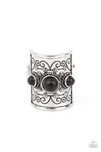 Load image into Gallery viewer, Paparazzi "Southwestern Scenery" Black Ring Paparazzi Jewelry
