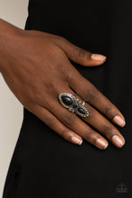 Load image into Gallery viewer, Paparazzi In a BADLANDS Mood - Black Ring
