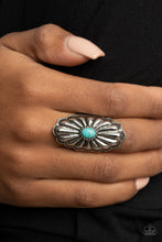 Load image into Gallery viewer, Paparazzi "Cottage Couture" Blue Ring Paparazzi Jewelry
