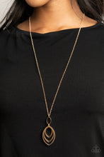 Load image into Gallery viewer, Paparazzi Dizzying Definition - Gold Necklace
