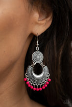 Load image into Gallery viewer, Paparazzi "Yes I CANCUN" Pink Earrings Paparazzi Jewelry
