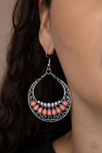 Load image into Gallery viewer, Paparazzi Crescent Couture - Orange Earrings
