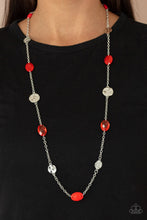 Load image into Gallery viewer, Paparazzi Glossy Glamorous - Red Necklace
