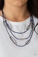 Load image into Gallery viewer, Paparazzi Check Your CORD-inates - Blue Necklace
