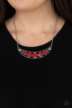 Load image into Gallery viewer, Paparazzi Emblazoned Era - Red Necklace
