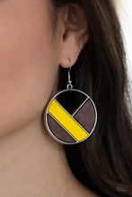 Load image into Gallery viewer, Paparazzi Dont Be MODest - Yellow Earrings
