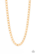 Load image into Gallery viewer, paparazzi-accessories-ground-game-gold-mens necklace
