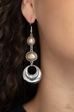 Load image into Gallery viewer, Paparazzi Bubbling To The Surface - Brown Earrings
