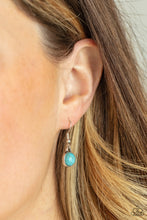 Load image into Gallery viewer, Paparazzi Heavenly Teardrops - Blue Necklace

