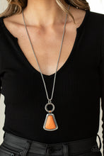 Load image into Gallery viewer, Paparazzi Stone Prairies - Orange Necklace
