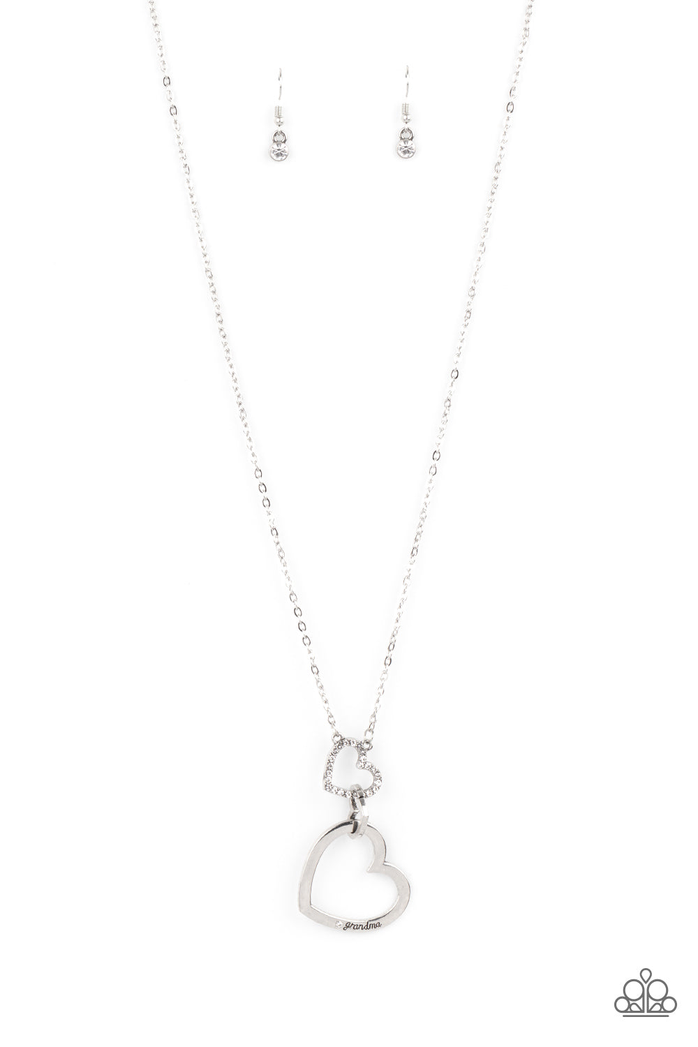 Paparazzi Grandma Glow - White Necklace