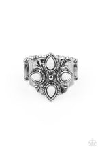 Load image into Gallery viewer, Paparazzi "Badlands Bouquet" White Ring Paparazzi Jewelry
