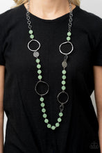 Load image into Gallery viewer, Paparazzi Sea Glass Wanderer - Green Necklace
