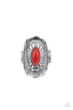 Load image into Gallery viewer, Paparazzi "Ornamental Allure" Red Ring Paparazzi Jewelry
