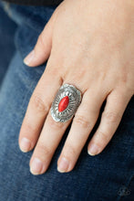 Load image into Gallery viewer, Paparazzi "Ornamental Allure" Red Ring Paparazzi Jewelry
