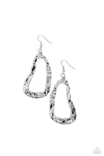 Load image into Gallery viewer, Paparazzi Abstract Antiquity - Silver Earrings
