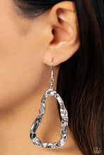 Load image into Gallery viewer, Paparazzi Abstract Antiquity - Silver Earrings
