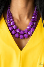 Load image into Gallery viewer, Paparazzi Summer Excursion - Purple  Necklace
