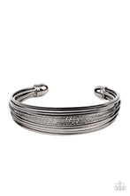 Load image into Gallery viewer, Paparazzi "This Girl Is On Wire" Black Bracelet Paparazzi Jewelry
